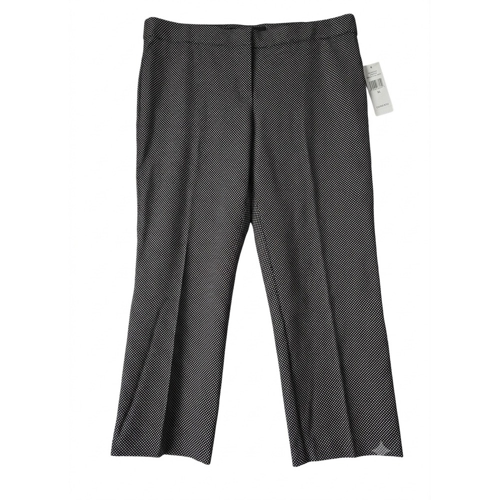 Amanda + Chelsea Womens 12P Polka Dot Ankle Pants Low Rise Slim Hip Thigh